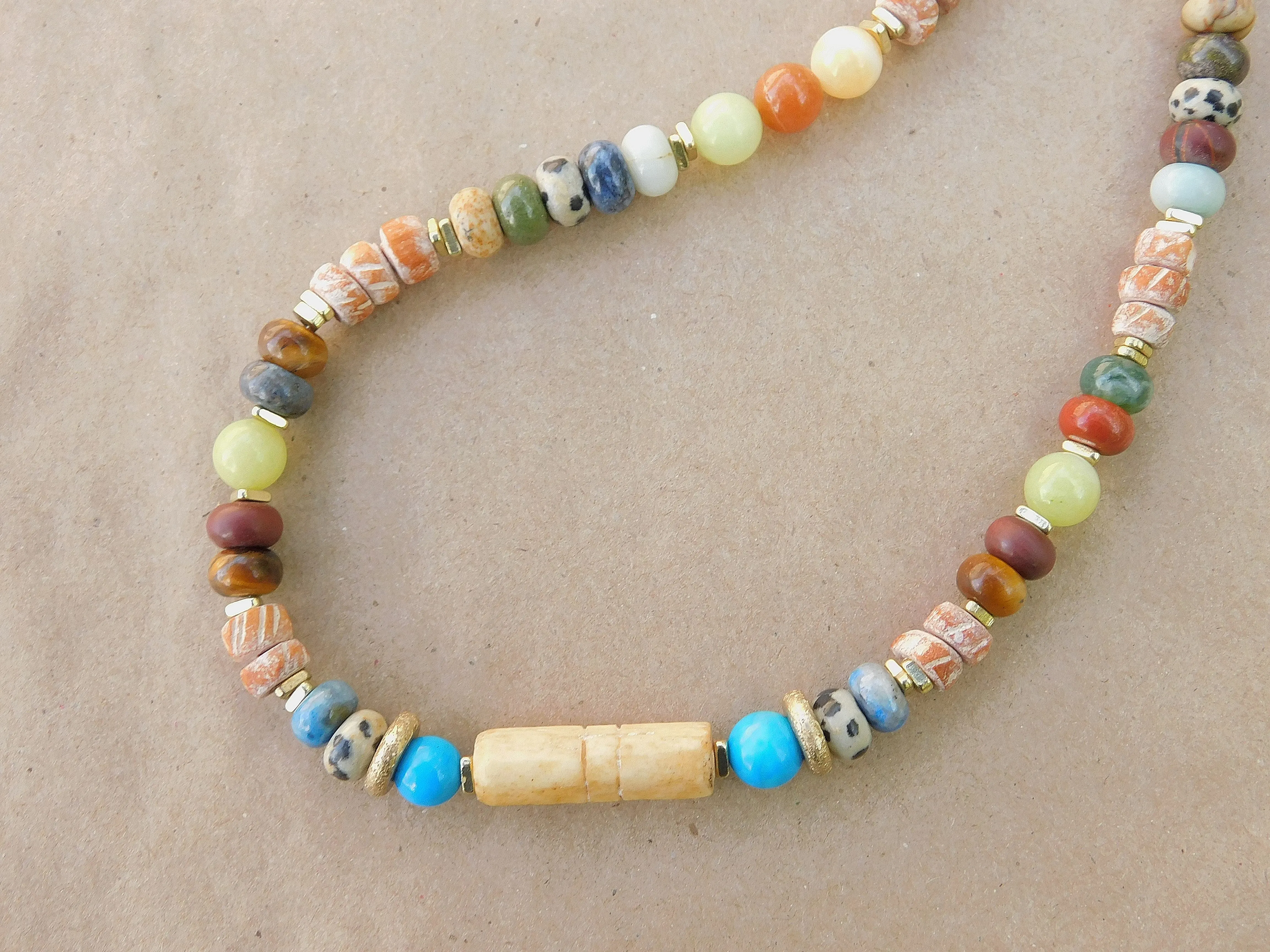 Stunning and Colorful Multi-Gemstone Necklace