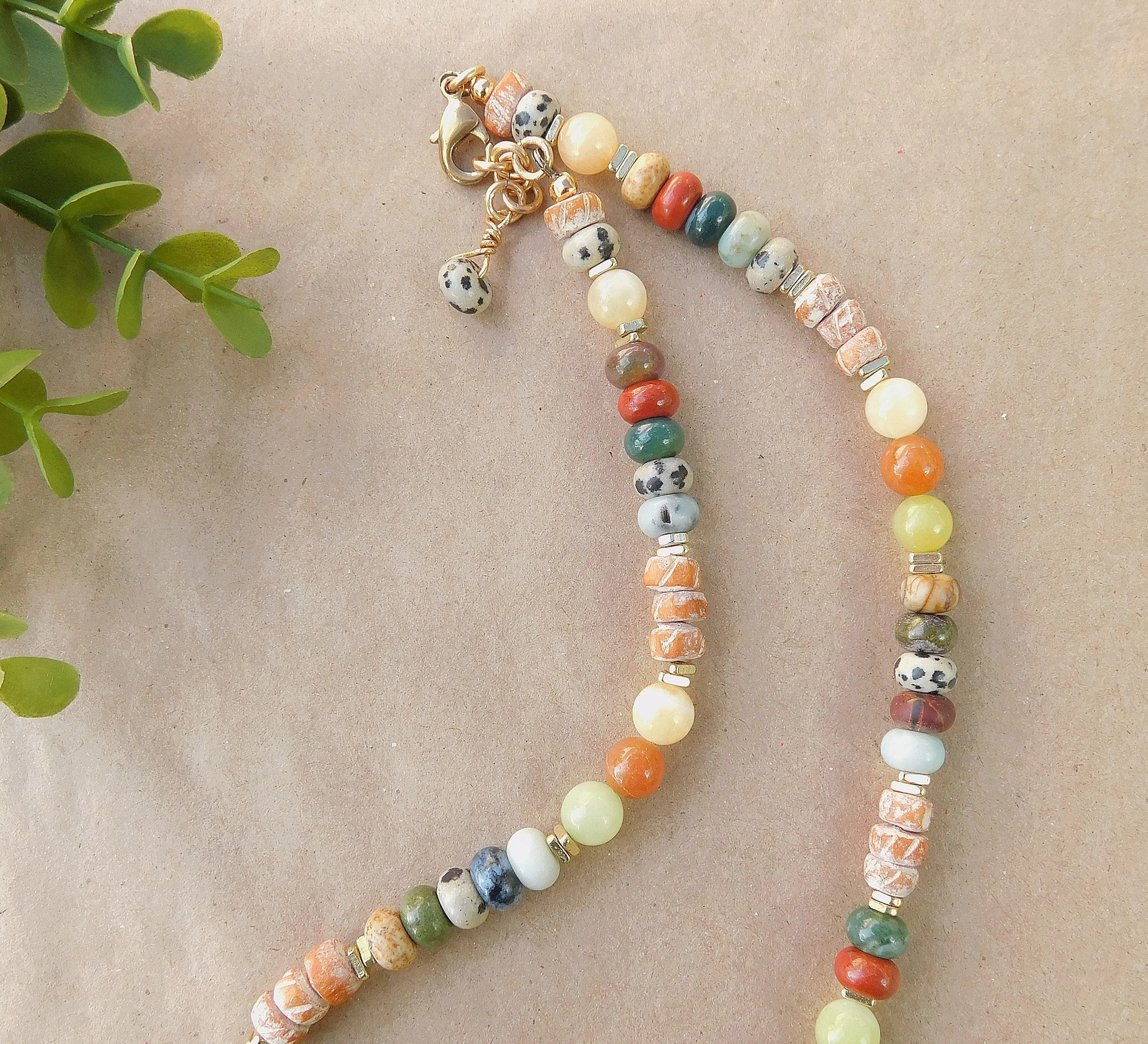 Stunning and Colorful Multi-Gemstone Necklace