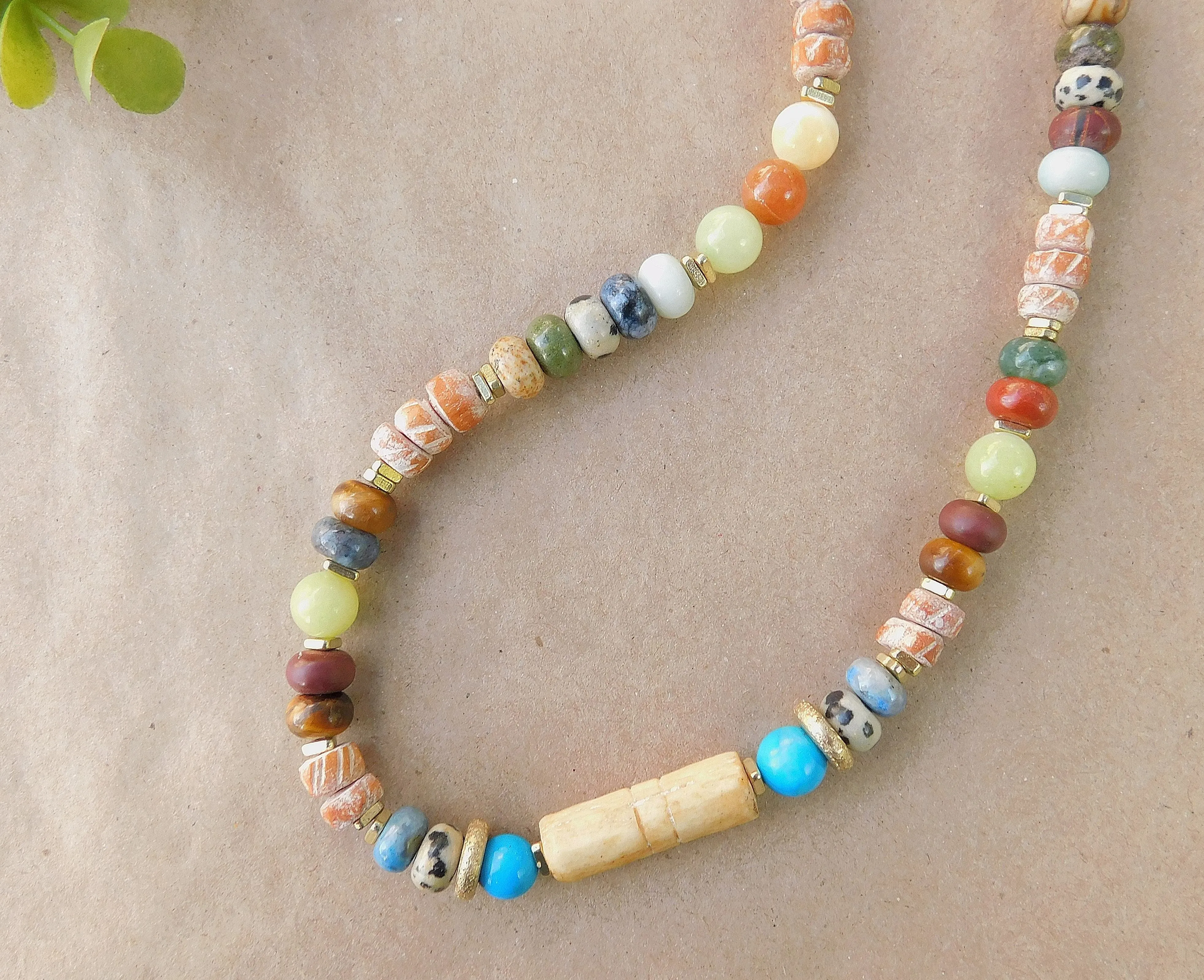 Stunning and Colorful Multi-Gemstone Necklace