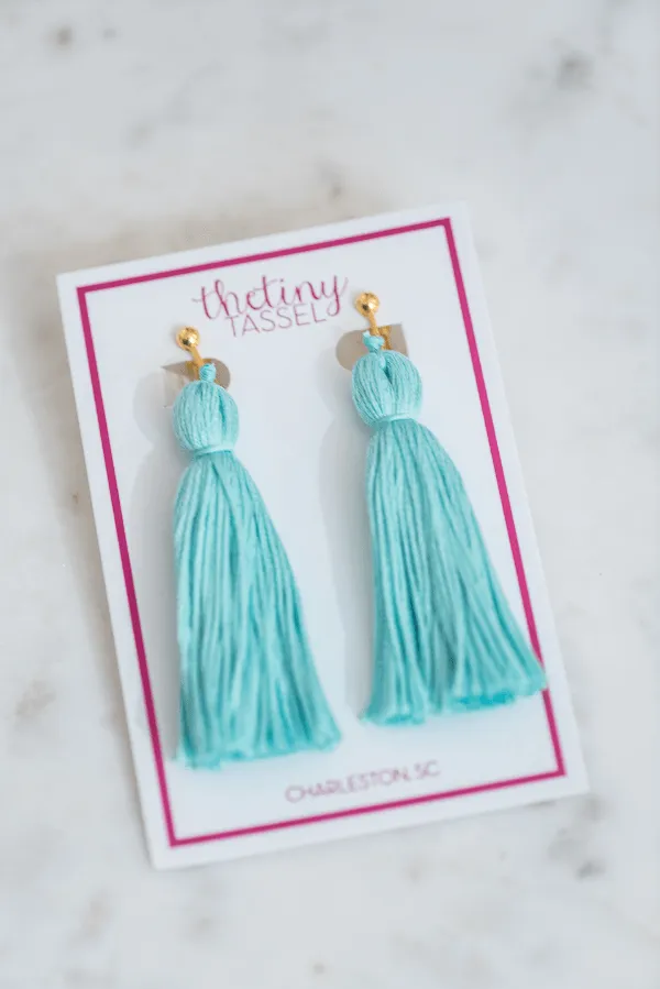 The Chaffe Clip-On Tassel Earring