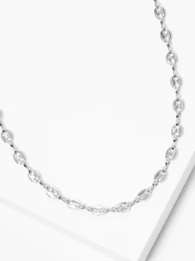 The Guch Linked Silver Necklace `