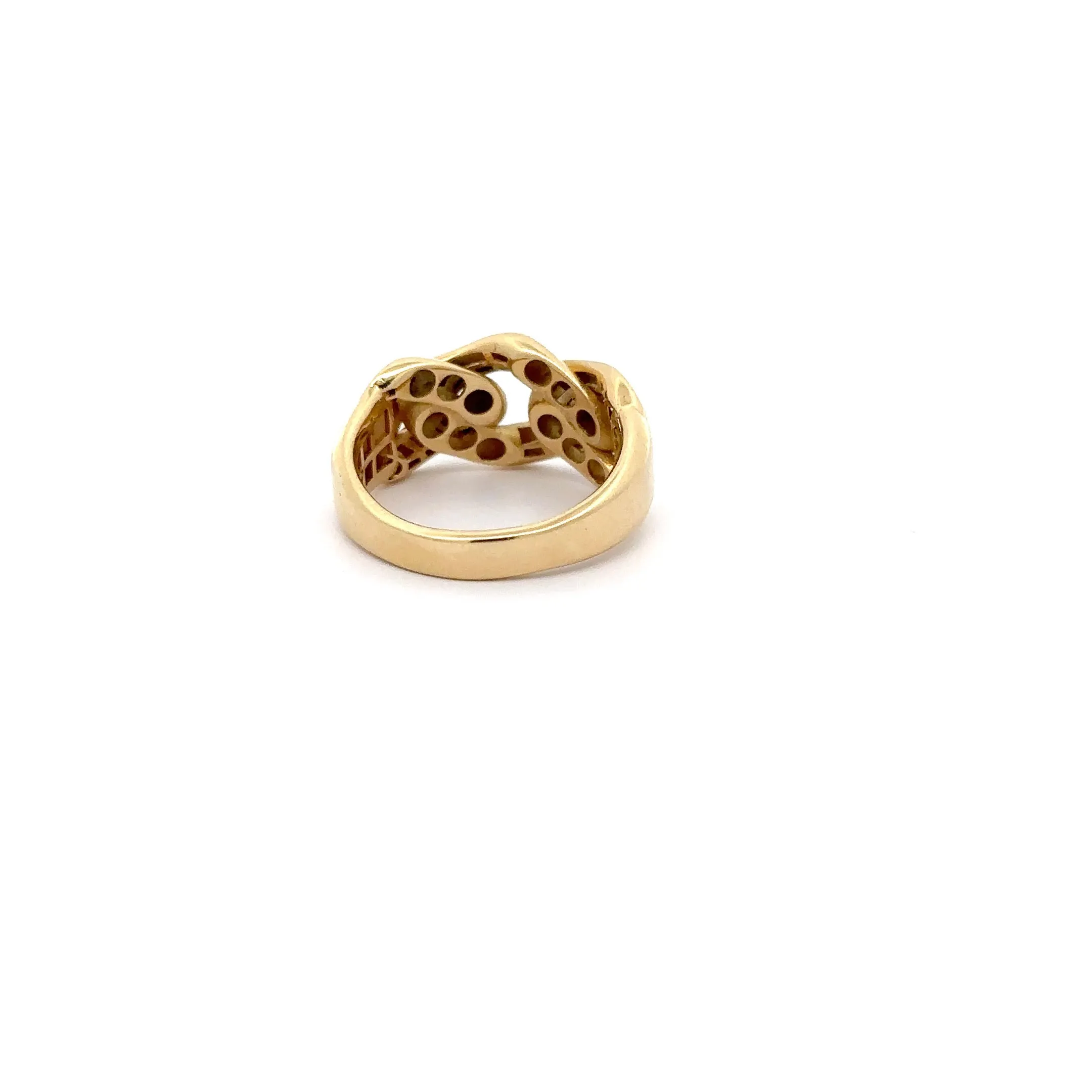 WD1188 14kt Gold Link Ring