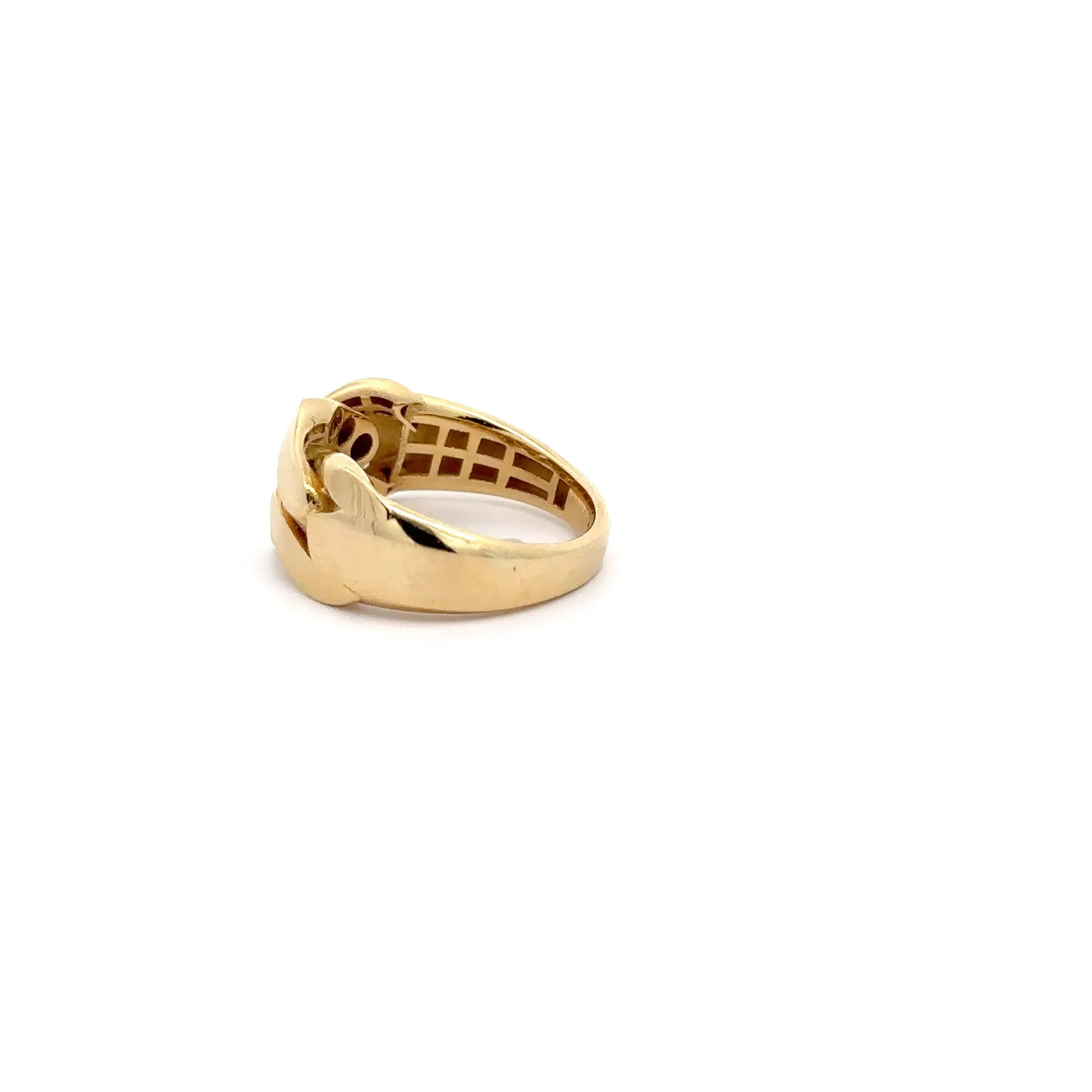 WD1188 14kt Gold Link Ring