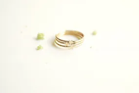 Wholesale Star Stacking Ring 14k Gold Filled minimalist simple everyday thin knuckle ring, midi ring, Celestial Ring, Tiny Star, Gold Filled Ring [13]