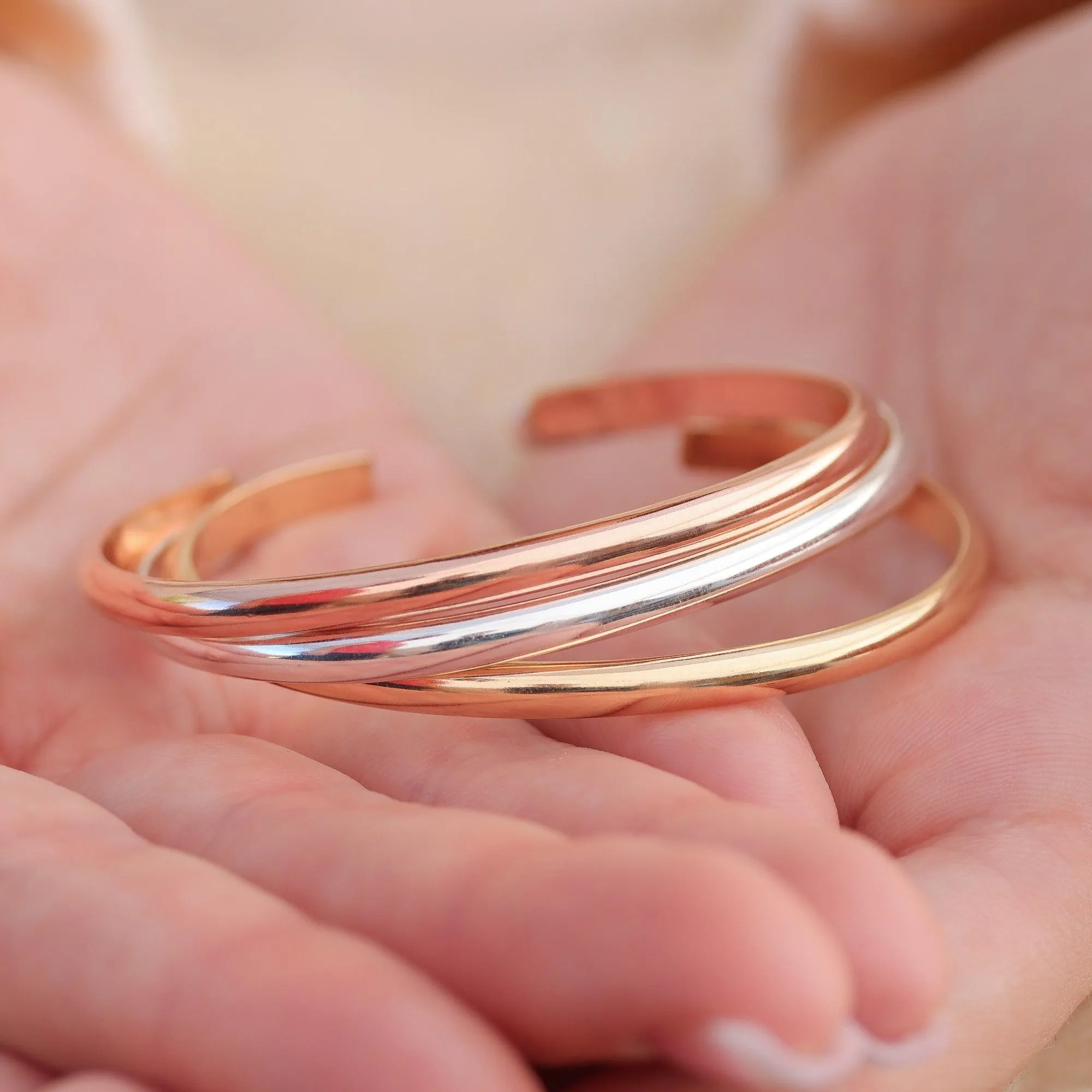 Wide Matte Gold Cuff Bracelet