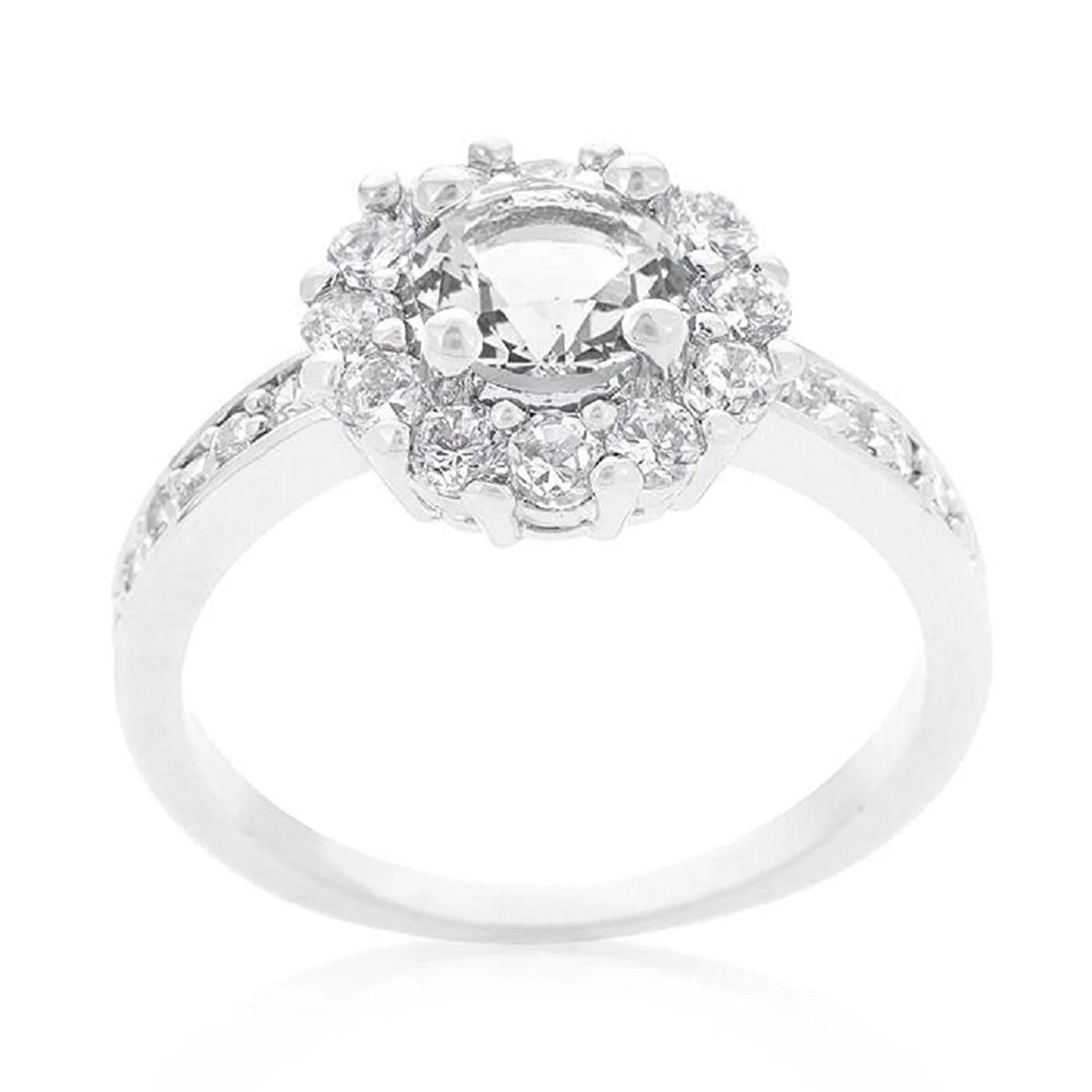 WildKlass Birthstone Engagement Ring in Clear