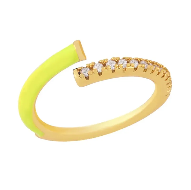 Women Fashion Colourfull Open Rings